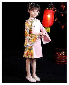 D1022 Chinese Style,Cheongsam,Gift Birthday Dress, Flower Girl Dress