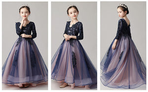 D1138 Girl Dress, Gift Birthday Dress, Flower Girl Dress, Toddler Dress