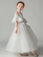 Load image into Gallery viewer, D1029 Girl Dress, Gift Birthday Dress, Flower Girl Dress, Toddler Dress
