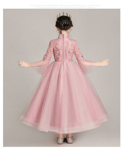 D1127 Girl Dress, Gift Birthday Dress, Flower Girl Dress, Toddler Dress