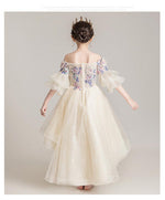 Load image into Gallery viewer, D1105 Girl Dress, Gift Birthday Dress, Flower Girl Dress, Toddler Dress
