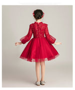 Load image into Gallery viewer, D1173 Girl Dress, Gift Birthday Dress, Flower Girl Dress, Toddler Dress
