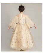 Load image into Gallery viewer, D105  Girl Dress, Gift Birthday Dress, Flower Girl Dress, Toddler Dress
