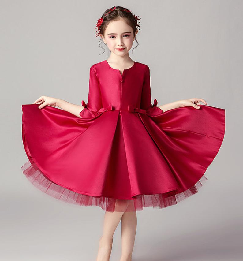 D1351 Flower Girl Dress, Toddler Dress, Glitz Pageant Dress, Baby Girl Birthday