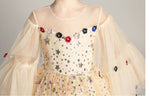Load image into Gallery viewer, D105  Girl Dress, Gift Birthday Dress, Flower Girl Dress, Toddler Dress
