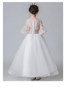 D1020 Girl Dress, Gift Birthday Dress, Flower Girl Dress, Toddler Dress