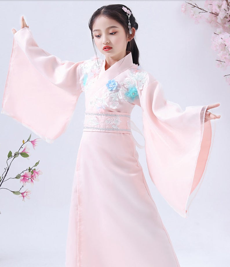D1187 Chinese Style, Hanfu, Costume,Children Costume, Performance Costume, Chinese Dress
