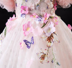 Load image into Gallery viewer, D1282 Flower Girl Dress, Toddler Dress, Baby Christmas Dress, Glitz Pageant Dress
