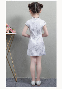 D1207 Chinese Style,Cheongsam,Gift Birthday Dress, Flower Girl Dress