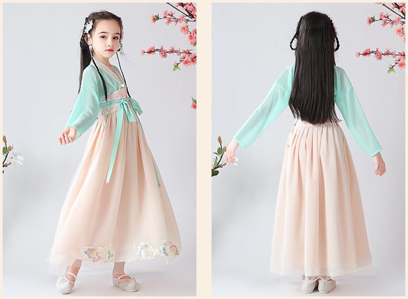 D1234 Chinese Style,Costume,Gift Birthday Dress, Flower Girl Dress