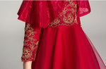 Load image into Gallery viewer, D1079 Cheongsam,Flower Girl Dress, Toddler Dress, Baby Christmas Dress
